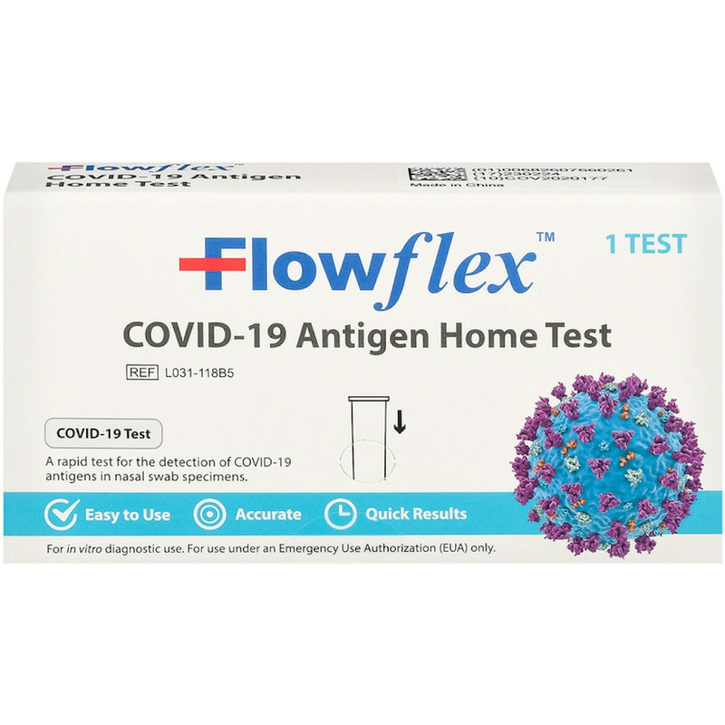 Flowflex Flowflex Covid-19 Antigen Home Test - 1ct Medical Tests White Smoke