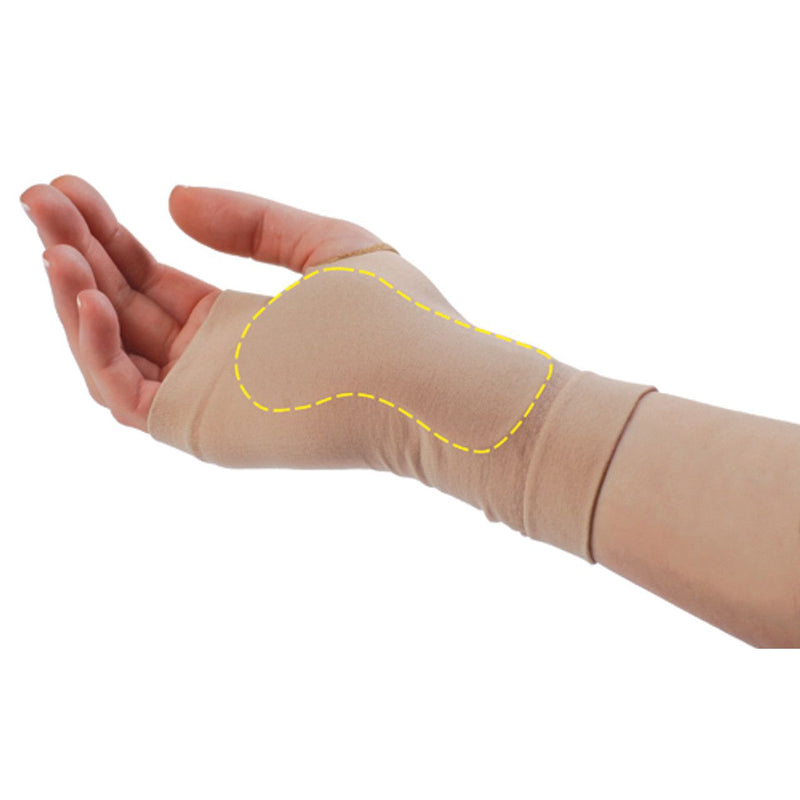 Pedifix Wrist Support Pedifix Wrist Support Visco-gel Carpal Tunnel Relief Sleeve Large Right Supports & Braces White Smoke