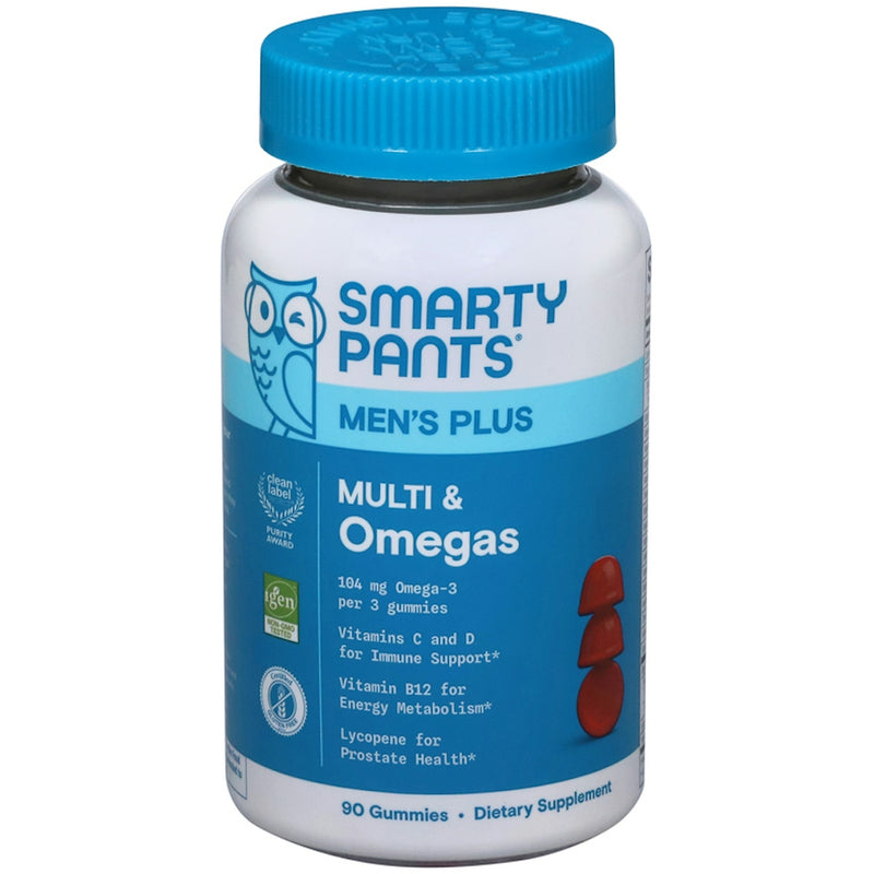 SmartyPants SmartyPants Mens Multi & Omegas Vitamins & Supplements White Smoke