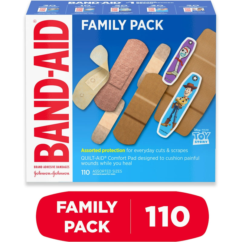 Band-Aid Band-Aid Brand Adhesive Bandage Family Variety Pack Assorted First Aid White Smoke