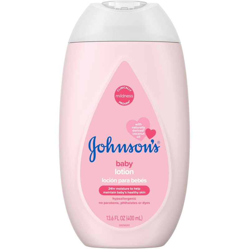Johnson's Baby Johnson's Baby Moisturizing Mild Pink Body Lotion 13.6 Fl Oz Lotion & Moisturizer Misty Rose