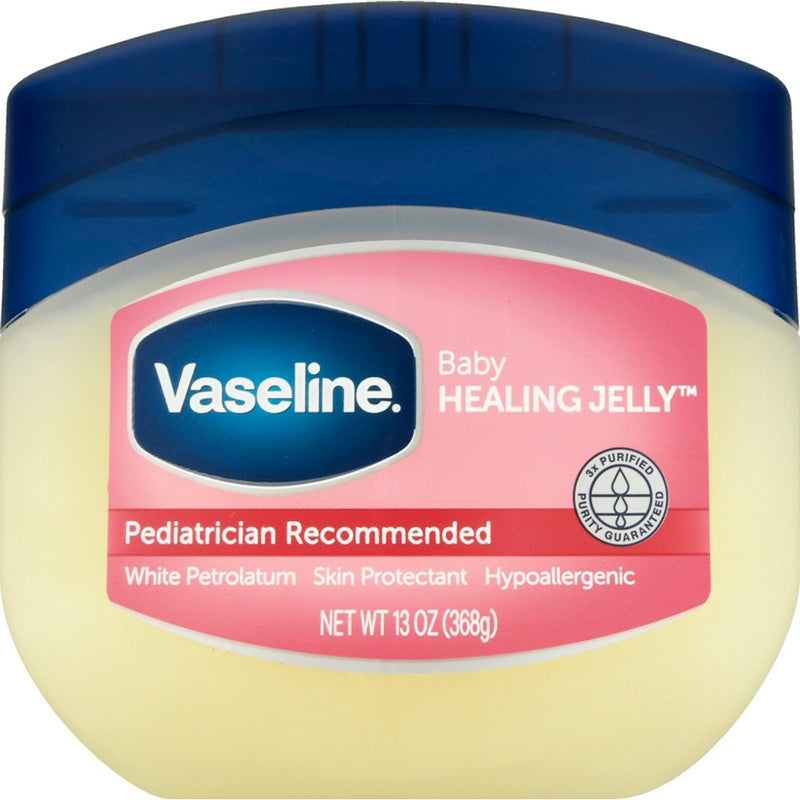 Vaseline Vaseline® Baby Healing Petroleum Jelly – 13 oz Jar (Bulk Box of 24) Petroleum Jelly White Smoke