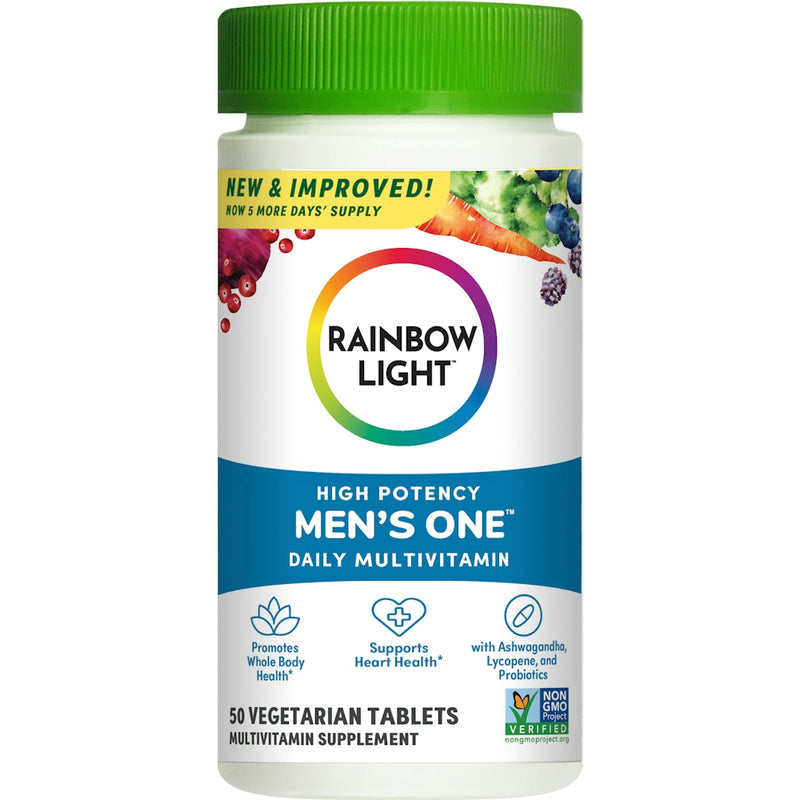 Rainbow Light Rainbow Light Men's One™ Multivitamin Tablets Vitamins & Supplements White Smoke