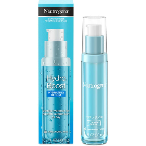 Neutrogena Neutrogena Hydro Boost Hydrating Facial Serum With Hyaluronic Acid For Glowing Complexion Health & Beauty White Smoke