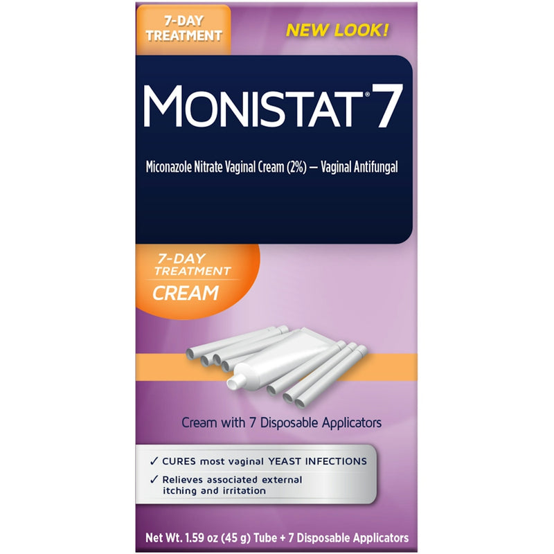 Monistat Monistat Vaginal Antifungal, 7 Day Treatment, Cream Medicine & Drugs Midnight Blue