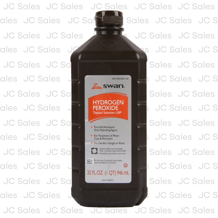 Swan Swan Hydrogen Peroxide 3% Topical Solution Personal Care White Smoke