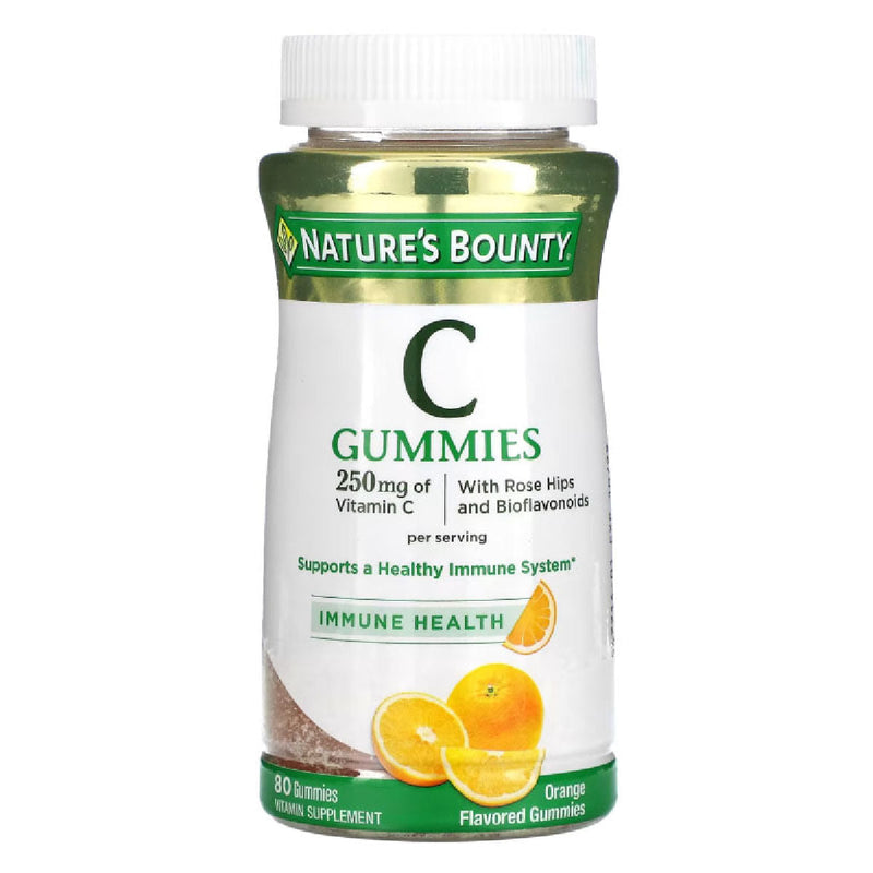 Nature's Bounty Nature's Bounty Vitamin C, 250 Mg, Gummies, Orange Flavored Vitamins & Supplements White Smoke