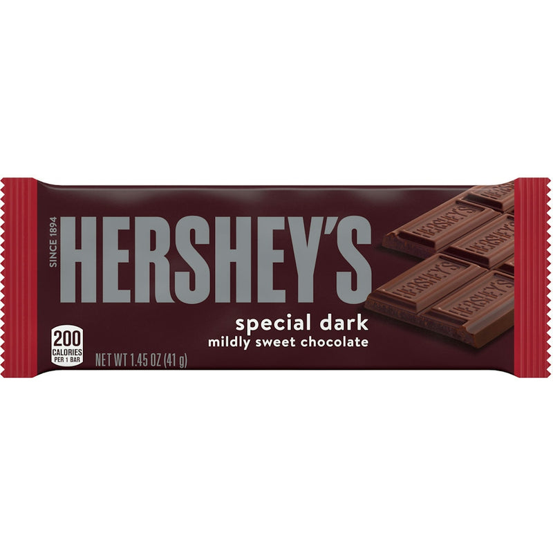 Hershey's Hershey's Special Dark Mildly Sweet Chocolate Candy Bar - 1.45 Oz Candy & Chocolate Black