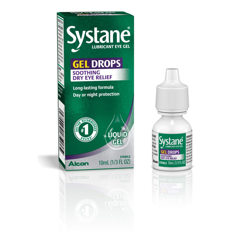 Systane Systane Liquid Gel Lubricant Eye Drops 10 Ml Eye Drops & Lubricants White Smoke