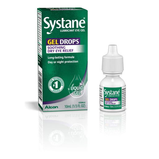 Systane Systane Liquid Gel Lubricant Eye Drops 10 Ml Eye Drops & Lubricants White Smoke
