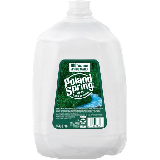 Poland Spring Poland Spring Brand 100% Natural Water, 6 x 1-gallon Plastic Jug Water Lavender