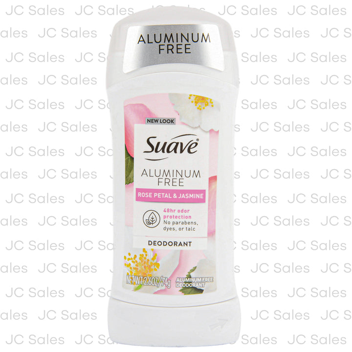 Suave Suave Deodorant, Rose Petal & Jasmine, Aluminum Free 2.6 Oz Deodorant White Smoke