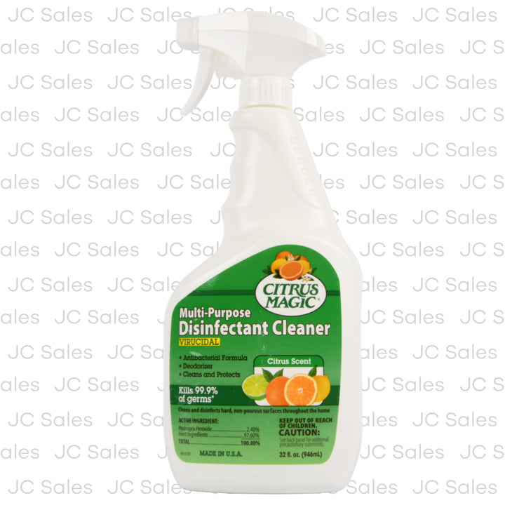 Citrus Magic Citrus Magic Disinfectant Cleaner, Scent, Multi Purpose 32 Oz Electronics Cleaners White Smoke
