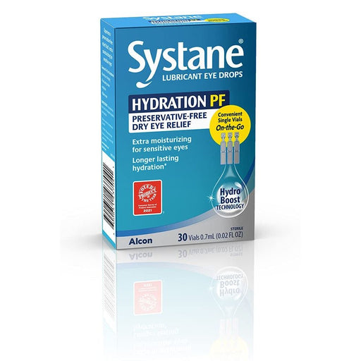 Systane Systane Hydration PF Lubricant Eye Drops Vials - 30ct Eye Drops & Lubricants White Smoke