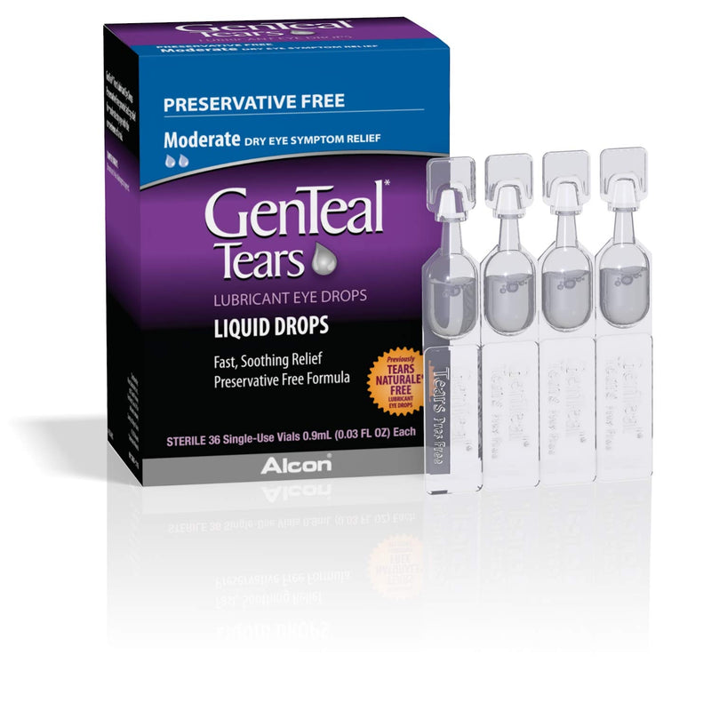 Genteal Genteal Tears Lubricant Liquid Eye Drops Eye Drops & Lubricants White Smoke