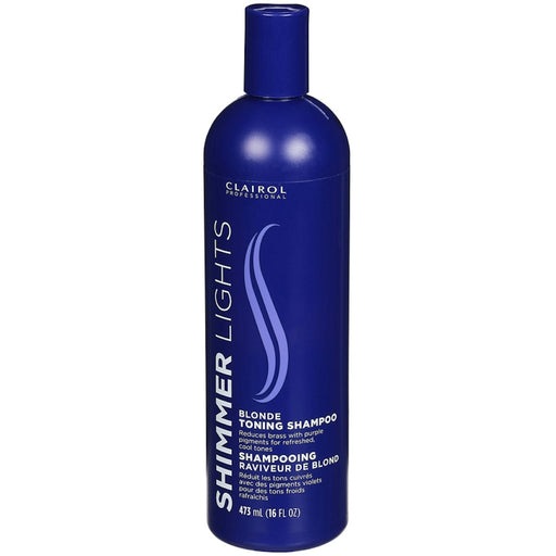 Clairol Clairol Professional Shimmer Lights Blonde Toning Shampoo, 16 Oz Shampoo Midnight Blue