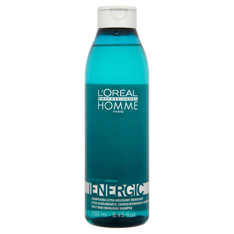 L'Oreal Professionnel L'Oreal Professionnel L'oréal Homme Energic Shampoo 250ml Shampoo Dark Cyan