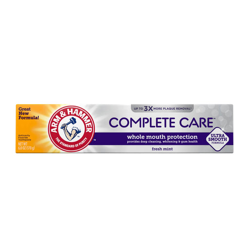 Arm & Hammer Arm & Hammer Complete Care Toothpaste - Fresh Mint, 6 oz Tube Toothpaste Gray