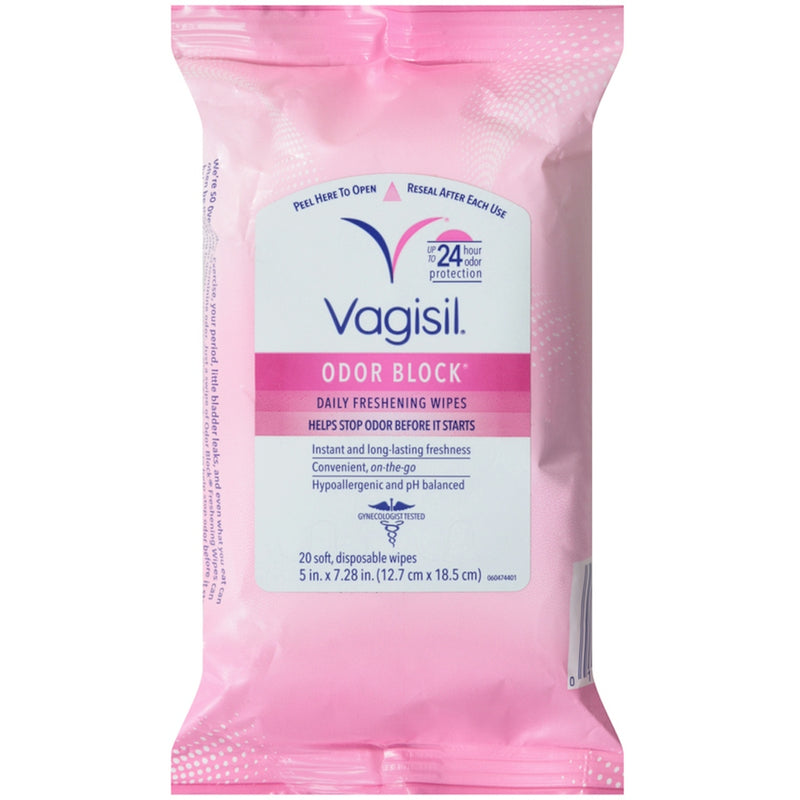 Vagisil Vagisil Odor Block Daily Freshening Wipes - 20ct Bath & Body White Smoke