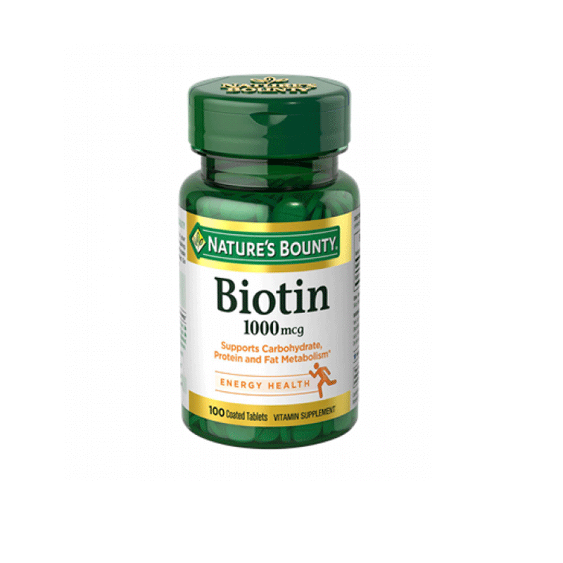 Nature's Bounty Nature's Bounty Biotin, 1000 Mcg, Coated Tablets Vitamins & Supplements White Smoke