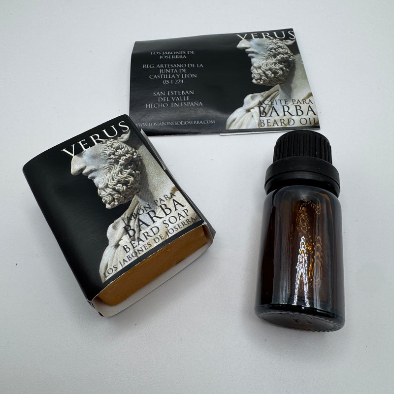 Los Jabones de Joserra Los Jabones de Joserra Beard Soap & Oil Travel Kit 3.5oz Gray