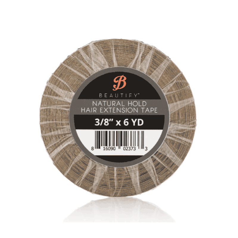 VIP Extensions Walker Tape & Beautify Natural Hold Hair Extension Tape White Smoke 3/8" x 6 Yds