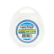 VIP Extensions Walker Tape & Beautify Lace Front Tabs and Roll Hair Extension Tape White Smoke 3/4" x 3 yds