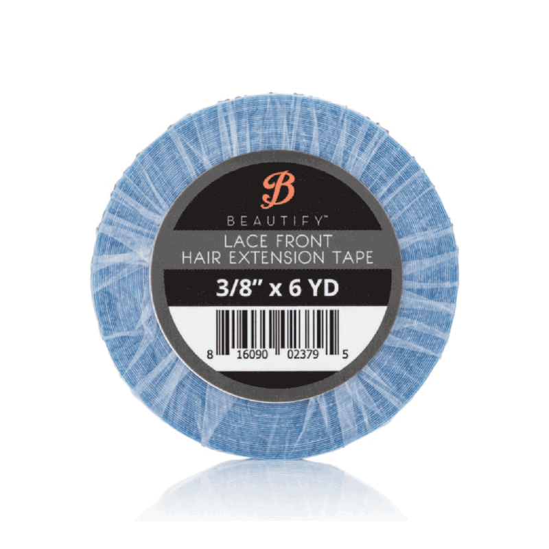 VIP Extensions Walker Tape & Beautify Lace Front Tabs and Roll Hair Extension Tape White Smoke Beautify 3/8" x 6 yds