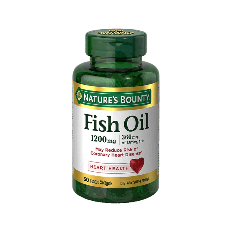 Nature's Bounty Nature's Bounty Odorless Fish Oil 1200 Mg - 60 Coated Softgels Vitamins & Supplements White Smoke