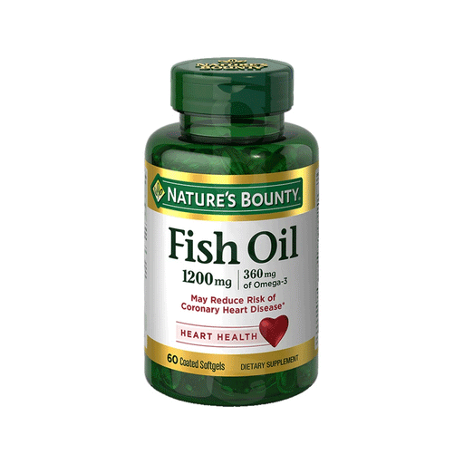 Nature's Bounty Nature's Bounty Odorless Fish Oil 1200 Mg - 60 Coated Softgels Vitamins & Supplements White Smoke