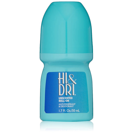 Hi & Dri Hi & Dri Roll On Unscented Health & Beauty Medium Turquoise