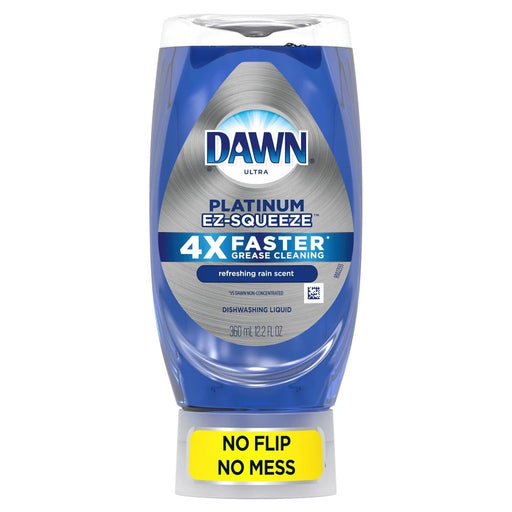 Dawn Dawn Platinum Ez Squeeze Dish Soap Liquid, Fresh Rain, 12.2 Fl Oz Dish Detergent & Soap White Smoke