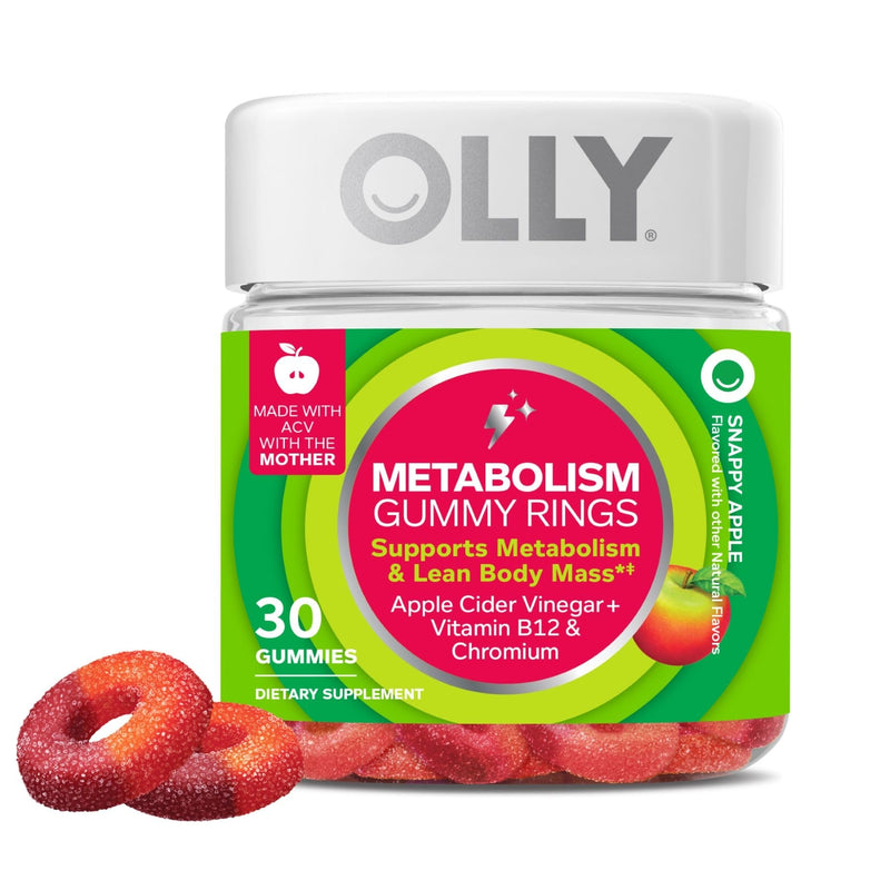 Olly Olly Metabolism Cw 30Gmm Rng Apl Vitamins & Supplements White Smoke