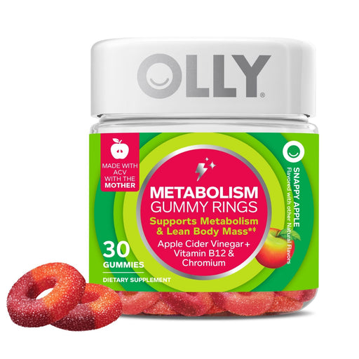 Olly Olly Metabolism Cw 30Gmm Rng Apl Vitamins & Supplements White Smoke