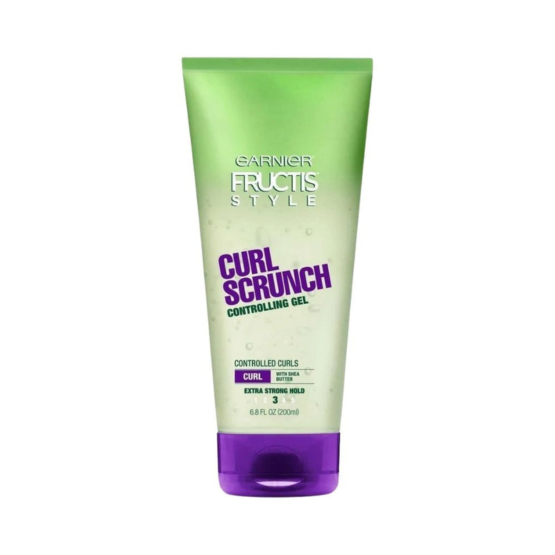 Fructis Garnier Fructis Style Curl Scrunch Controlling Gel – For Curly Hair Health & Beauty White Smoke