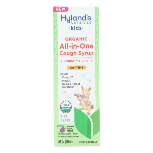 Hyland's Hyland's Naturals Kids Organic All-in-One Cough Daytime Health & Beauty White Smoke