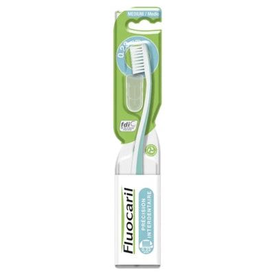 Fluocaril Fluocaril Interdental Precision Toothbrush Medium - Colour: Water Green Toothbrushes White Smoke