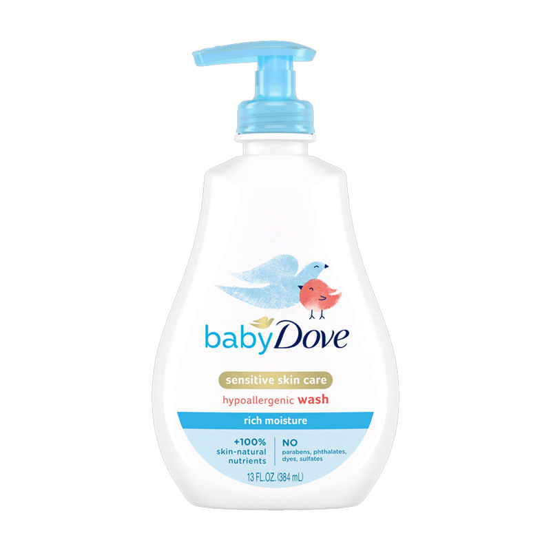 Baby Dove Baby Dove Tip To Toe Wash, Rich Moisture, 13 Ounce Pump Baby & Toddler White Smoke