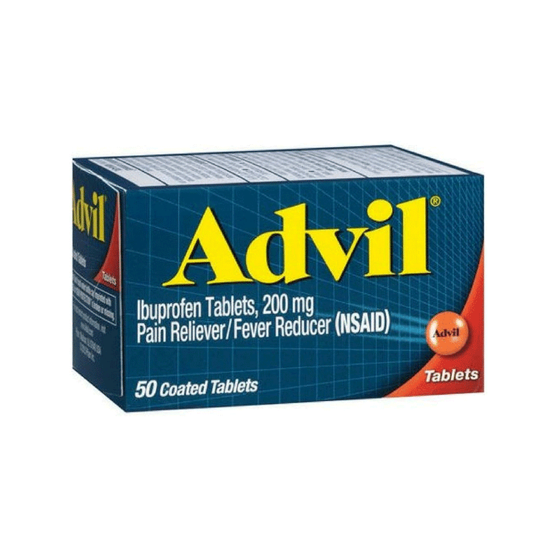 Advil Advil Ibuprofen Pain Reliever/Fever Reducer, 200 Mg Coated Tablets Health & Beauty Dark Slate Gray