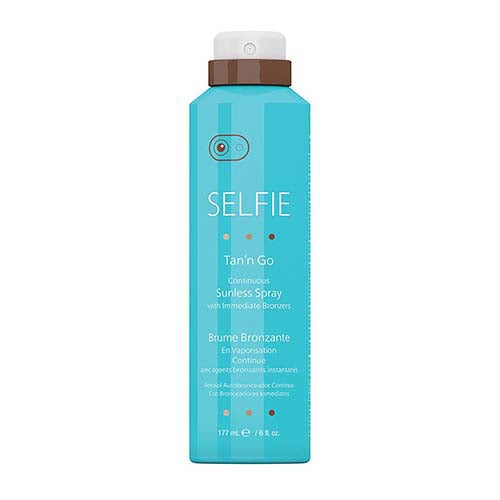 Selfie Selfie Tan N Go Sunless Spray 6 Oz Tweezers Medium Turquoise