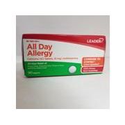 Leader Leader All Day Allergy Citrizine 10mg Tablets 90ct Gray