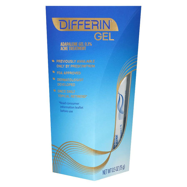 Differin Differin Acne Treatment, Gel 0.5 Oz Skin Care White Smoke