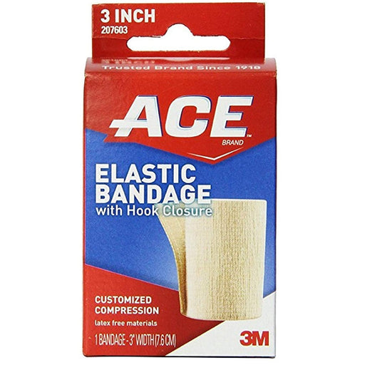 ACE ACE Elastic Bandage, Antimicrobial, Advanced, 3 Inch Width Health & Beauty Seashell