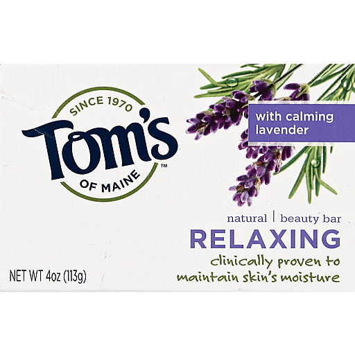Tom's of Maine Tom's of Maine Relaxing Natural Beauty Bar Soap 4 Oz Bar Soap Seashell