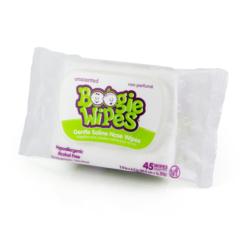 Boogie Wipes Boogie Wipes Saline Nose - 45ct Baby Health White Smoke