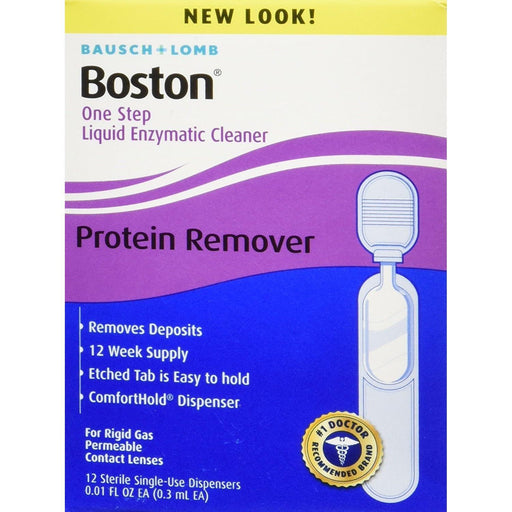 Bausch + Lomb Bausch + Lomb Boston Enzymatic Cleaner, Liquid, One Step Personal Care Lavender