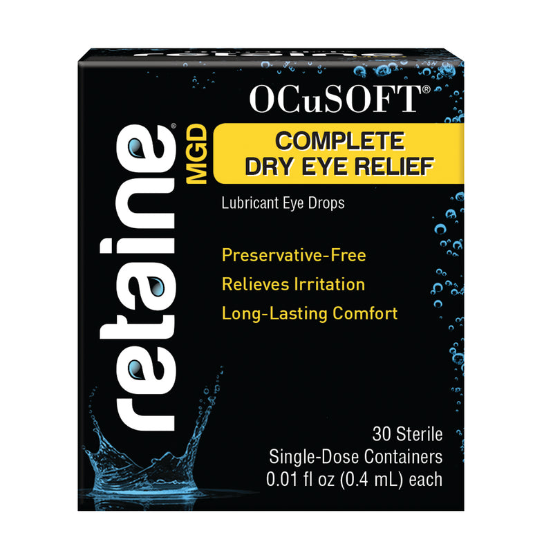 OCuSOFT OCuSOFT Retaine MGD Complete Dry Eye Relief Lubricant Drops Health & Beauty Black