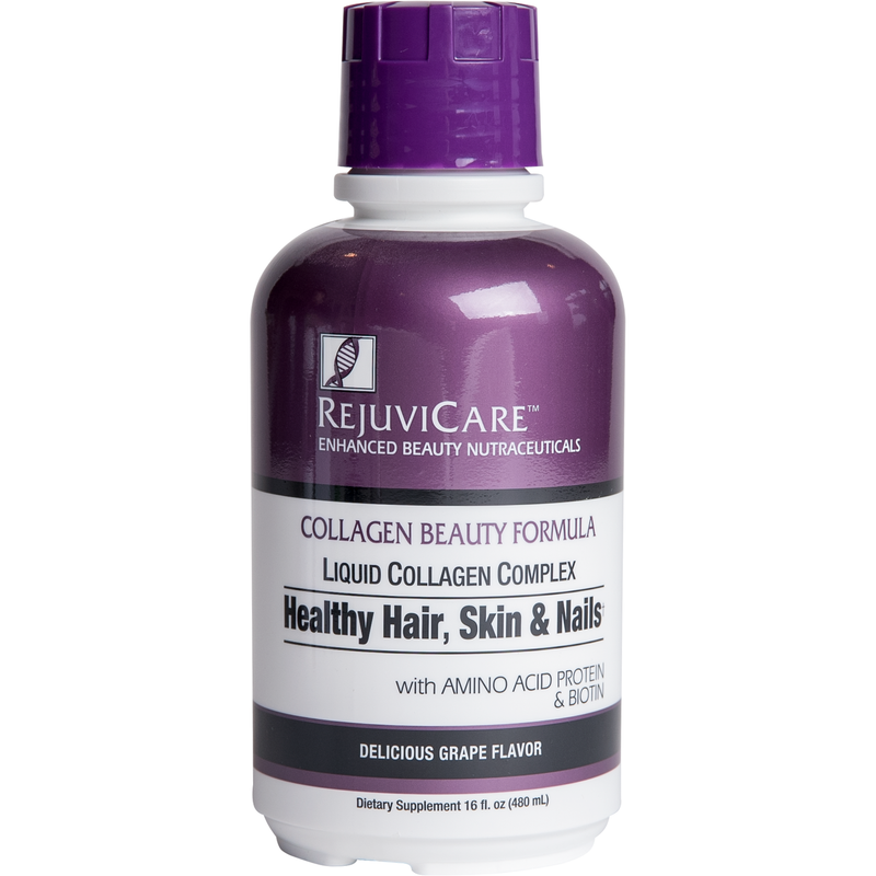 RejuviCare RejuviCare Liquid Collagen Formula - Grape - 16 Fl Oz Vitamins & Supplements White Smoke