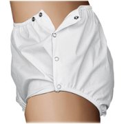 Essential Medical Supply Essential Medical Supply Esencial De Suministros Médicos Quik-Sorb El Broche De Cierre De Incontinencia De Los Pantalones - Grandes, 38" 44" Buttons & Snaps Light Gray
