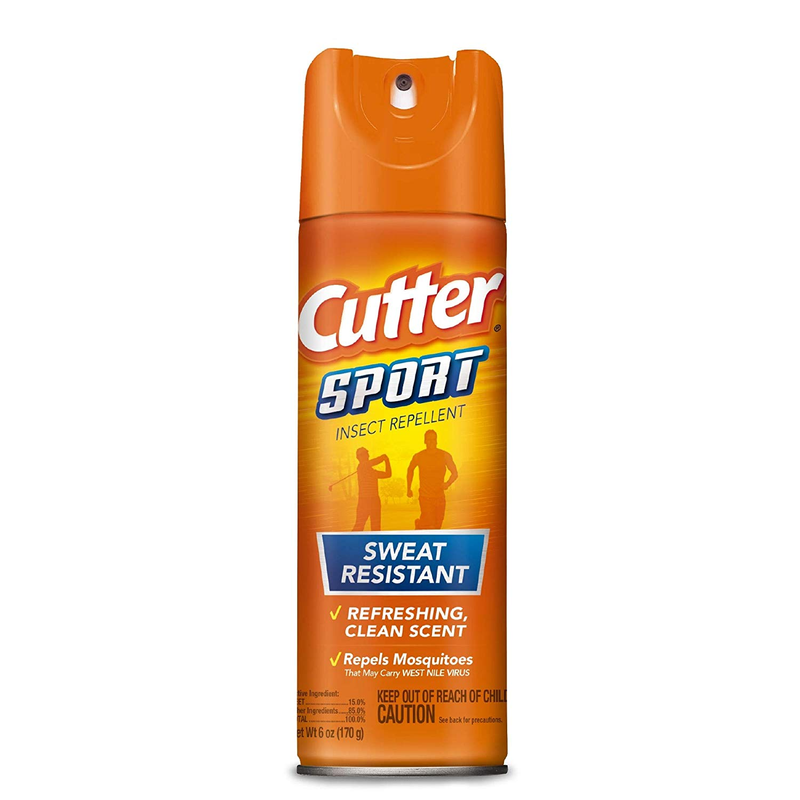 Cutter Cutter Sport Insect Repellent Aerosol Spray 6-Ounce Lawn & Garden Chocolate